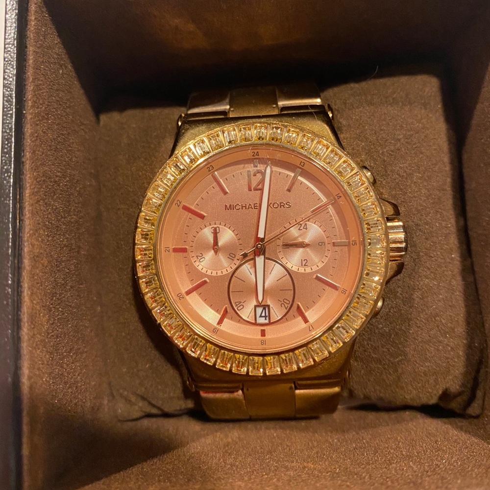 Michael Kors rose gold watch